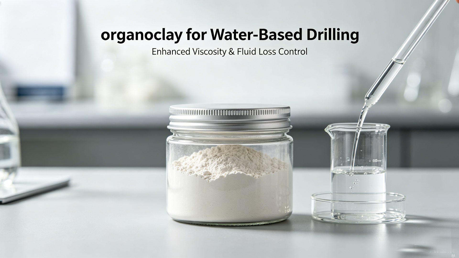 Organoclay for water-based drilling fluid — organophilic clay viscosifier for WBM fluid loss control