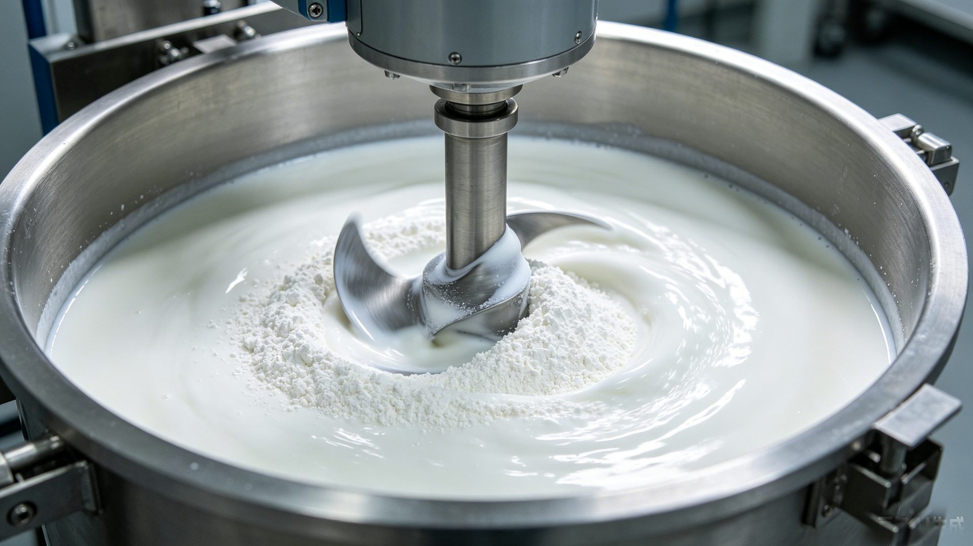 How to disperse organoclay — high-speed disperser mixing organophilic clay powder into solvent